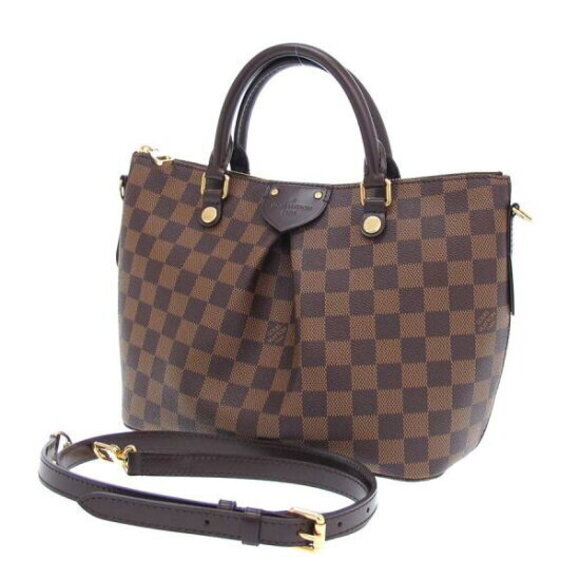 Louis Vuitton Handbags - Louis Vuitton Damier Ebene Sienna Shoulder Bag Brown